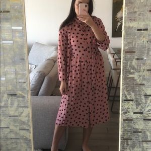 Zara midi polka dot dress. Perfect condition